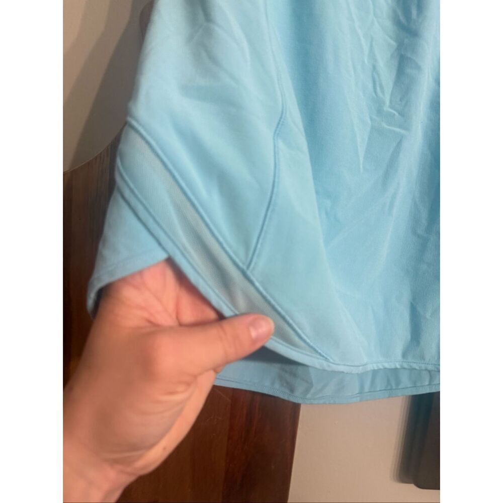 Lululemon Blue Active Hotty Hot HR Skirt Long Athletic Skort Size 4 - Picture 4 of 6